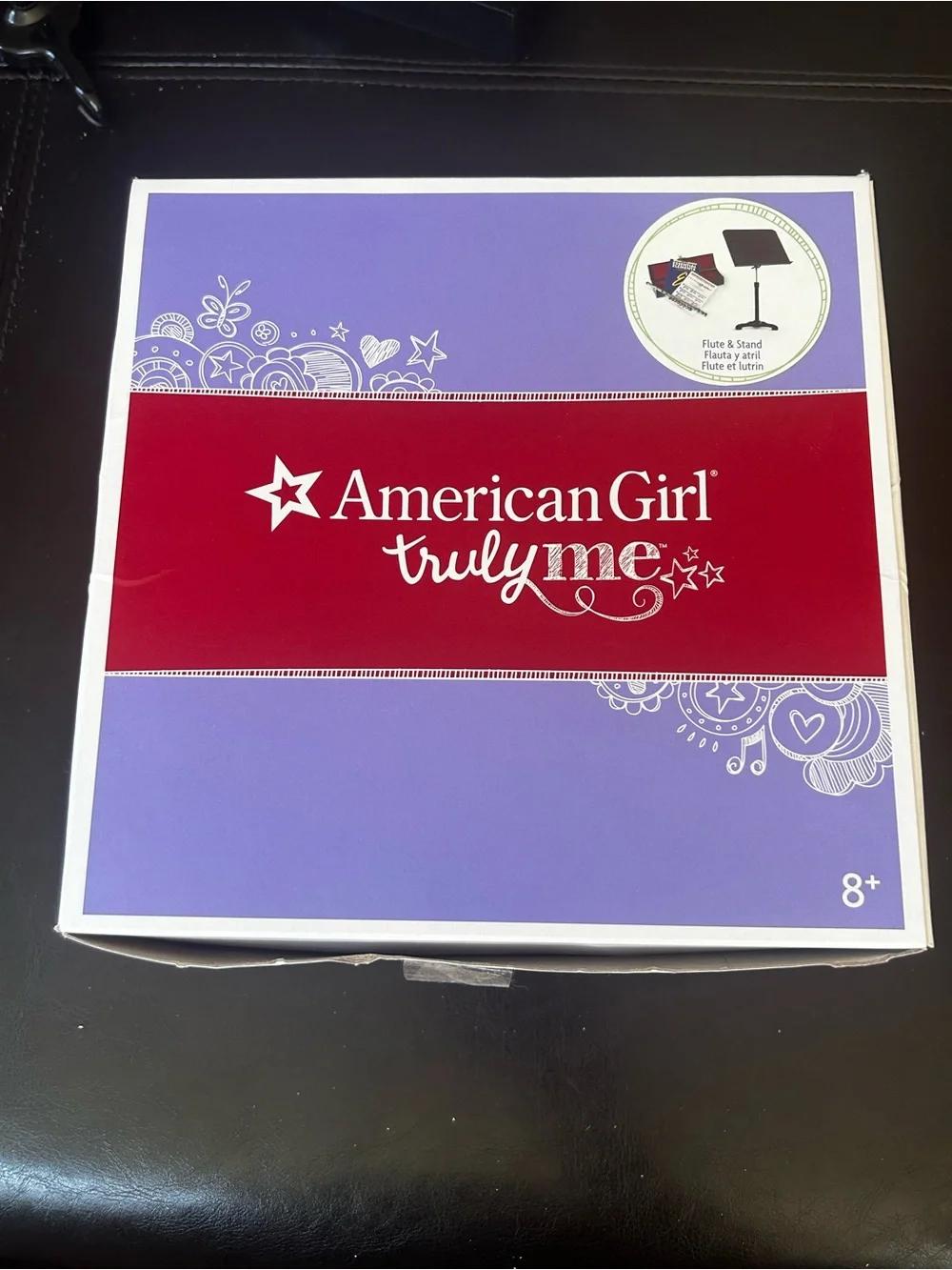 American Girl Doll Flute and Stand Set
